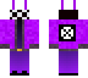 purple fade with hat and jacket updated with glasses