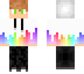 rainbow hoodie