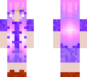 random girl skin(credit to the owner of this girls hair)