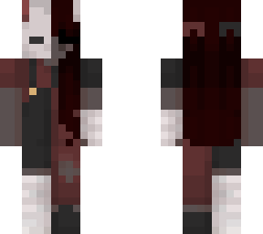 red hair mask skin girl
