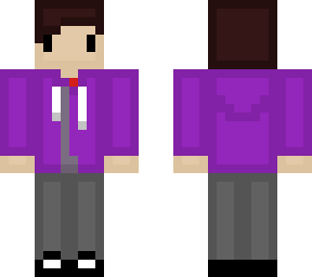 simple (removable) purple jacket