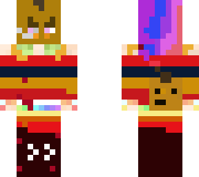 the holloween color girl