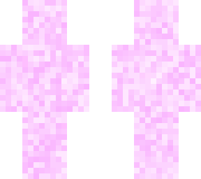 white and pink pixels but the inside is the same texture