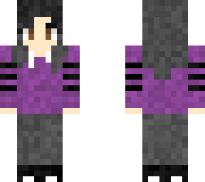 black haired hoodie girl