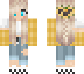 blonde sunflower girl (edit)