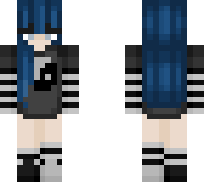 blue hair