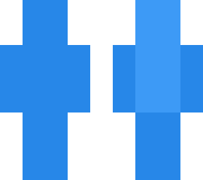 blue person