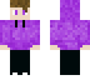 brown and a purple hoodie