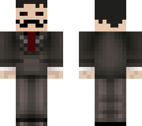 dark moustache