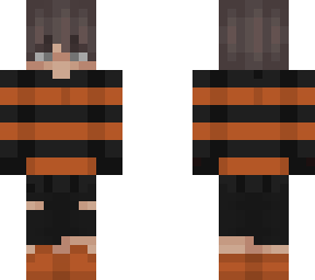 echo 2.0 (halloween) (orange, black sweater)