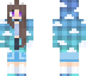 edited girl with hoodie