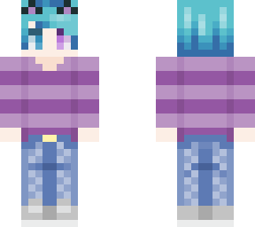 electro yt skin (for my friend) (hair is not mine)
