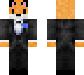 fox in a tuxedo