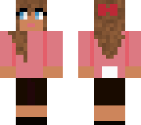 girl with bunny tail