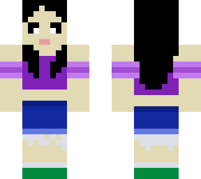 girl with purple shirt