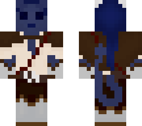 indigo tiefling adventurer (vers. 5)