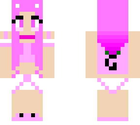 kwaiii cat girl with gucci backpack