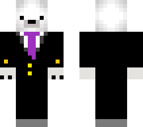 polar bear with tux