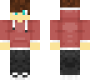 red hoodie man