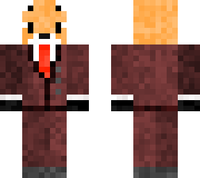 red panda with suit skin
