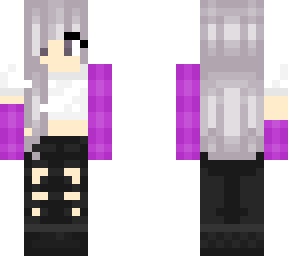 removable flannel(purple)