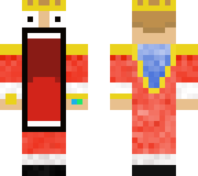screaming king person