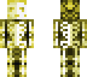 yellow skeleton