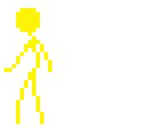 yellow stick man