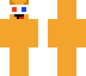 3d glassses orange demon guy
