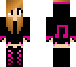 black and pink hooded girl