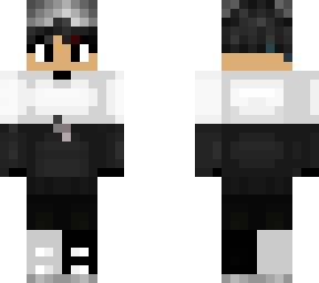 black and white shirt
