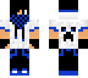 boy's blue creeper skin