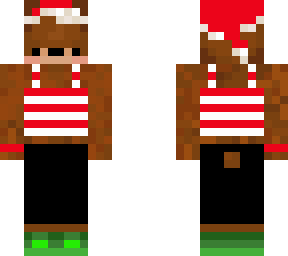 christmas bear girl (retexture from @rubyveerle)