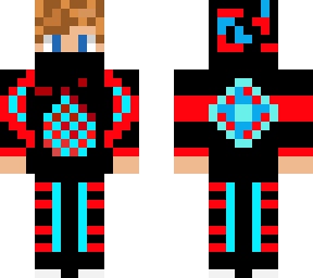cool red and blue blond skin!