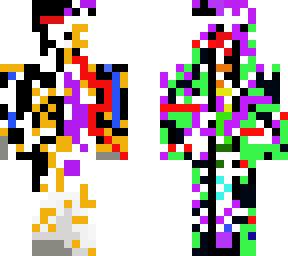 corrupted skin
