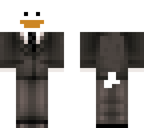 goose in a suit