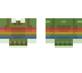 green rain striped