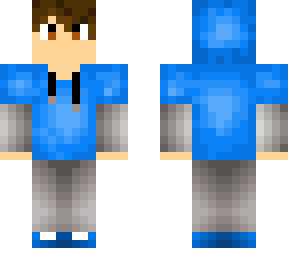 hoodie guy blue