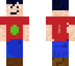 my little brothers life skin (made by him)