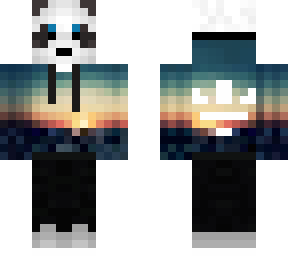 panda in a cool hoodie. ipanda's skin but edited(not mine)