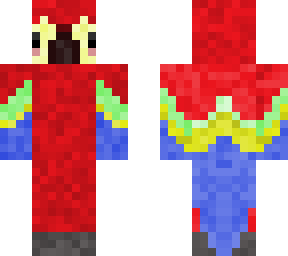 Red Parrot Minecraft Skins
