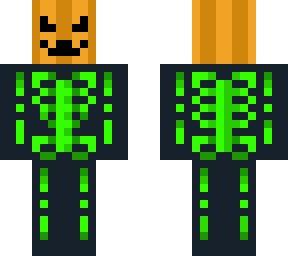 pumpkin skeleton