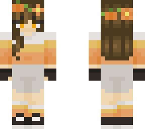 pumpkins and candy corn - cute girl