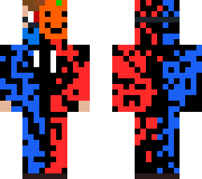 red and blue for hallowen!
