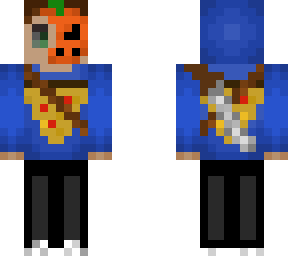spoopy blue hoodie boi with zuko's broadswords