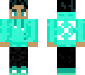teal hoodie kid