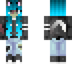 zombie cat girl skin edited (halloween special)