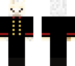 alpaca in uniform