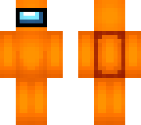 among us orange skin (updated version)