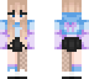 blue and purple